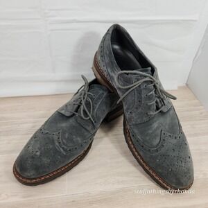 ECCO Men's Vitrus I Wing Tip Tie MAGNET‎ (Gray) Men's US 10-10½ / EU 44 / UK 10